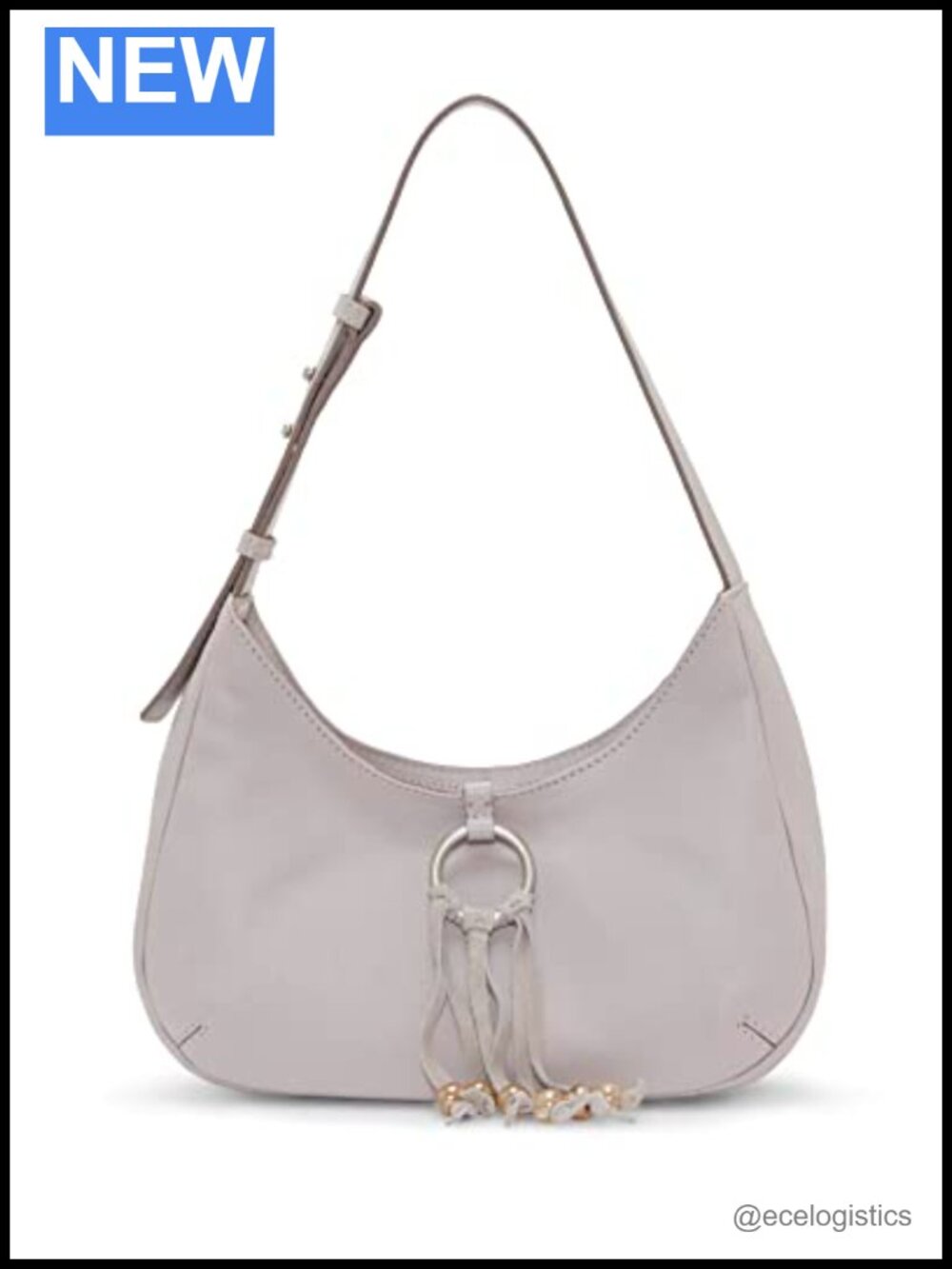 Lucky Brand Leather Shoulder Bag Hobo Magnet Closure Women's Handbag
